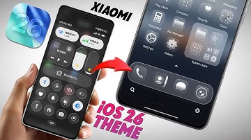 iOS 26 Theme With LIQUID GLASS Effect For Xiaomi, Redmi & POCO