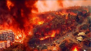 Apocalypse Footage From Turkey!! Wildfire destroys all life in Çanakkale, Türkiye! Natural Disater!