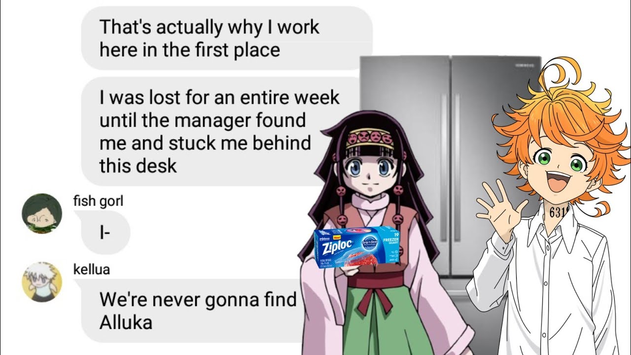 Lost In Ikea Hxh X The Promised Neverland Texts Youtube 