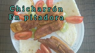 Chicharrón en olla a presión. fácil y rápido en 15 minutos.