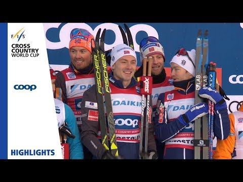 Highlights | Norway outsprints Russia in hard final | Beitostølen | Men's Relay | FIS Cross Country