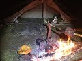 SOLO FISHING CAMP UNDER CANVAS AND SPIT ROAST BEEF DINNER