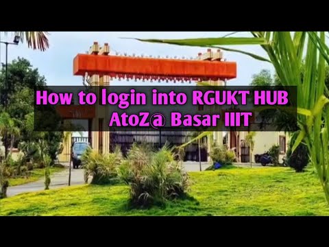 How to login to RGUKT [email protected] IIIT