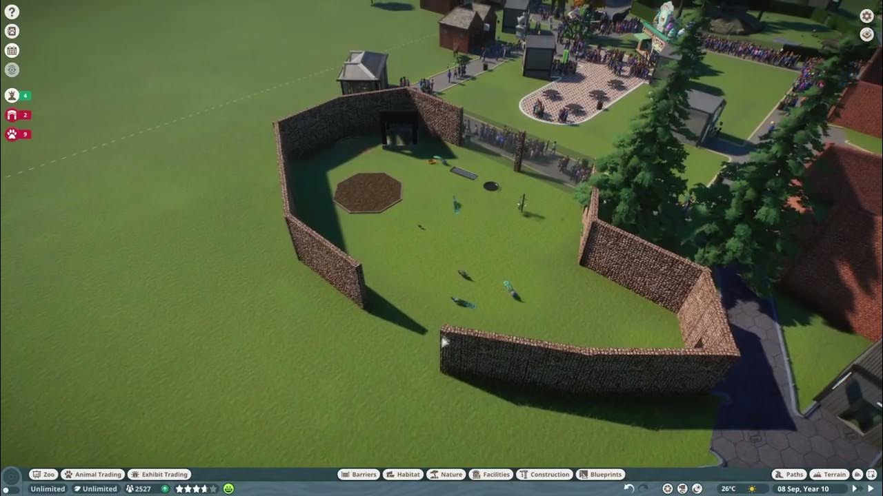 How to delete barriers in planet zoo youtube