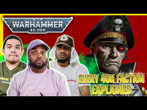 WARHAMMER 40K - Every 40k Faction Pt1 || Lore Reaction