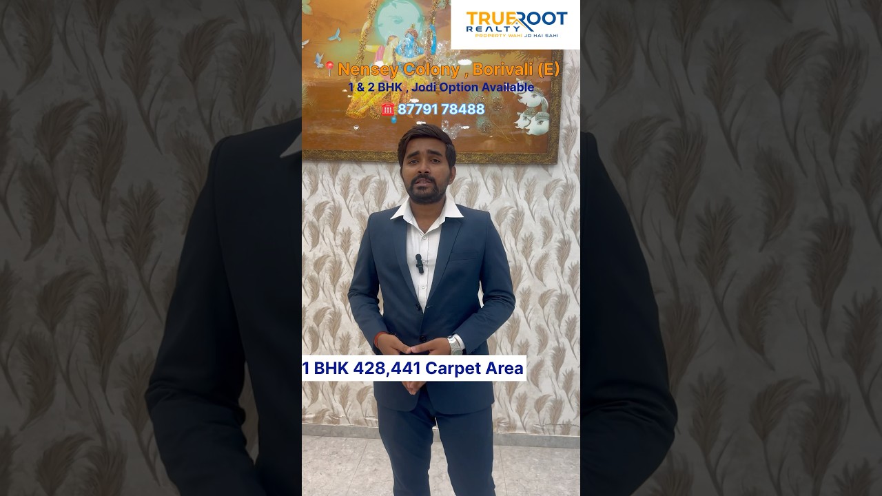 Shraddha Park City - 1 & 2 BHK Sample Flat Trueroot Realty Pvt. Ltd. | 📍Nensey Colony Borivali East