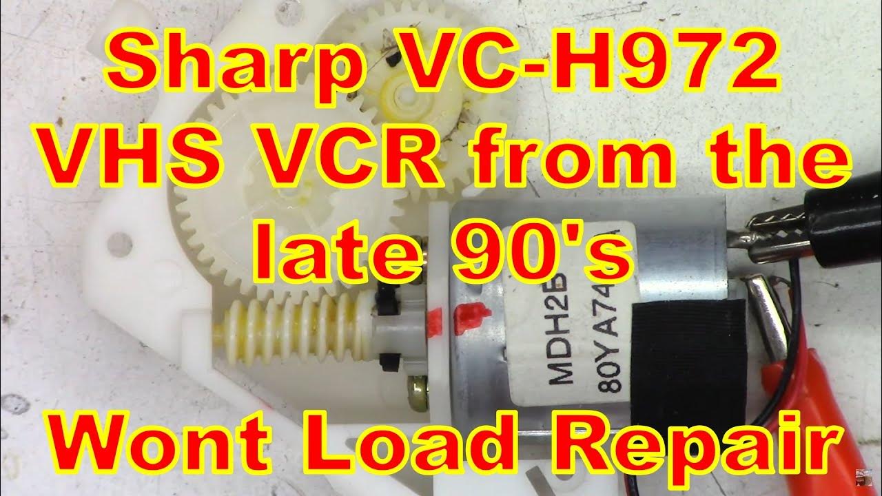 Sharp VCH972 VHS VCR that wont load. I bought this new in the late 90