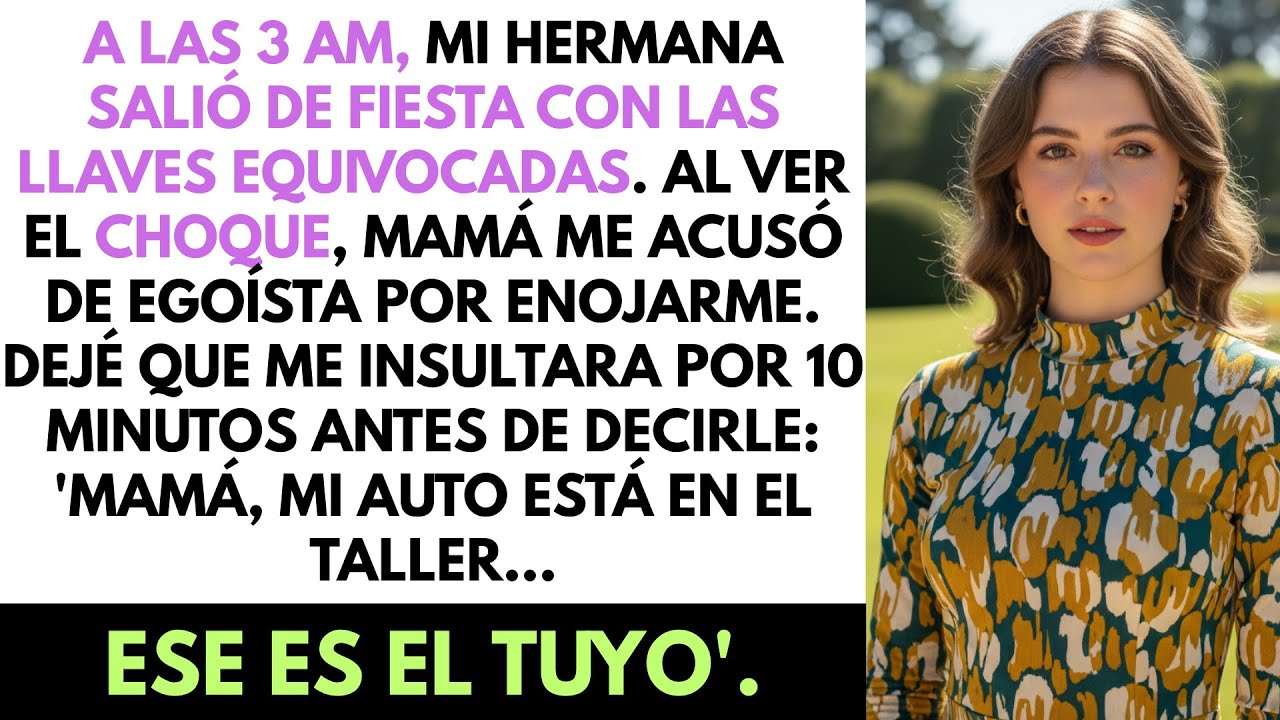 Mamá Defendió A Mi Hermana Tras Chocar 'Mi' Auto Borracha. No Sabía Que La Camioneta Total Es...