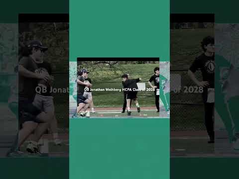 Football Training Quarterback Jonathan Weihberg Holy Cross Preparatory Academy