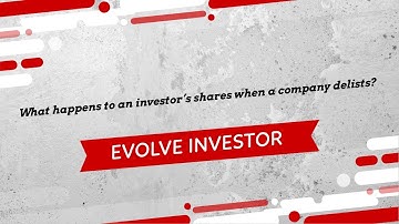 What happens to an investor’s shares when a company delists