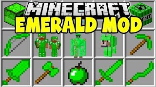 Minecraft EMERALD MOD | EMERALD DIMENSION, EMERALD WEAPONS, ITEMS, & MORE!! Minecraft EMERALD MOD | EMERALD DIMENSION, EMERALD WEAPONS, ITEMS, & MORE!!