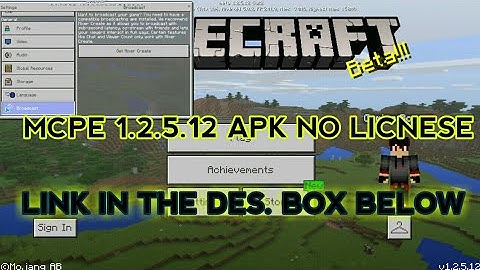 Minecraft 1.2.5.12 Latest Version of MCPE Beta APK NO LICENSE DOWNLAD IN DES.BELOW