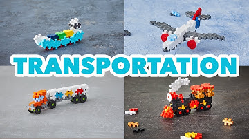 Plus-Plus Transportation - Stop Motion video