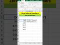Add Leading Zeros Before Numbers in Excel | TEXT Formula Explained#shorts