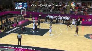 USA vs Argentina 2012 Basketball Highlights