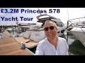 £3.2M Yacht Tour : Princess S78