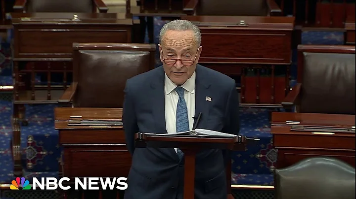 Schumer condemns 'brazen and widespread antisemitism' in floor speech