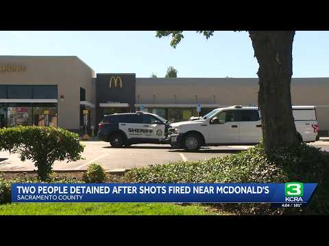 Person opens fire at group of people near McDonald's, Sacramento County sheriff says