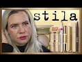 Testing new stila cosmetics makeup full face of stila  clare walch
