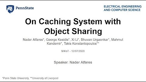 On a Caching System with Object Sharing (ACM/IFIP MIDDLEWARE 2020)