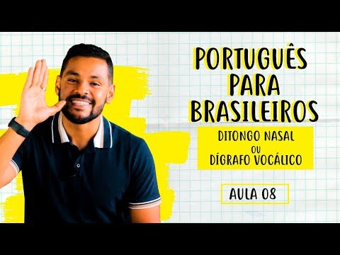 Vídeo: Diferença Entre Dígrafo E Ditongo