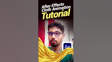 After Effects Cloth Animation Tutorial | Realistic Fabric Effect Step by Step