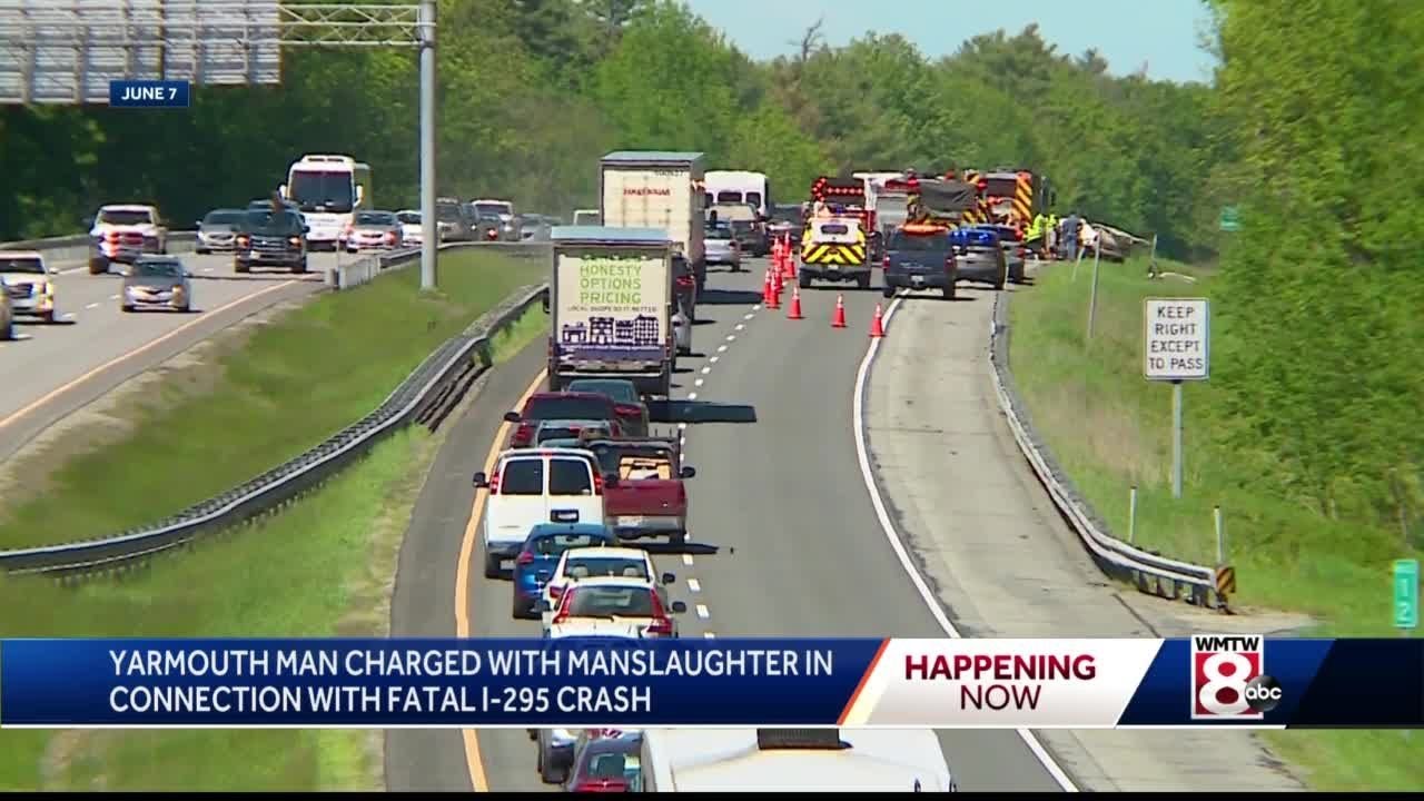 Maine man charged with manslaughter in fatal I-295 crash - YouTube