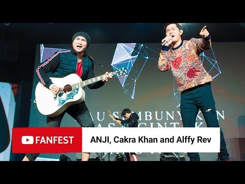 ANJI, Cakra Khan + Alffy Rev @ YouTube FanFest Jakarta 