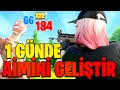 1 GÜNDE AİMİNİ GELİŞTİR! (Türkçe Fortnite)