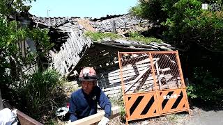 和歌山・雑賀崎の廃旅館撤去に向け代執行開始