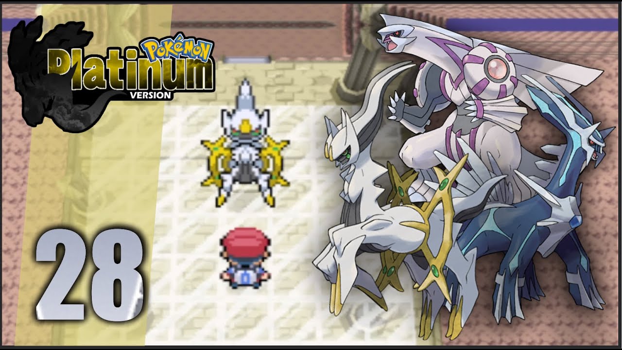 Pokémon Platinum PT/BR #28 - Dialga, Palkia e Arceus.