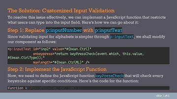 How to Ensure Your p:inputNumber Only Accepts Numeric Input in PrimeFaces