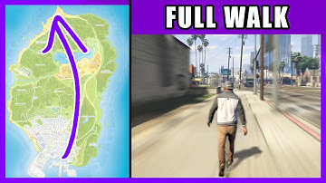 I Walked Across the ENTIRE GTA 5 Map!