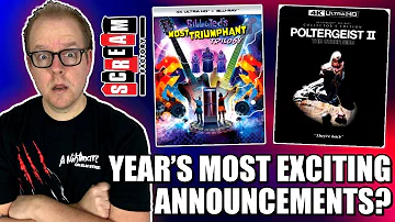 Scream And SHOUT Factory Announcements For AUGUST! | Bill And TED And Poltergeist 2!