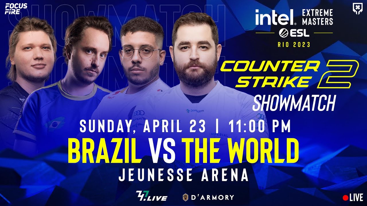 LIVE Counter Strike 2 Showmatch BO1 IEM Rio 2023 ENG/FIL