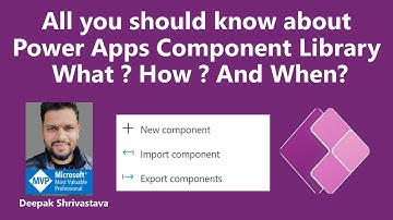 All you should know about Power Apps Components Library
