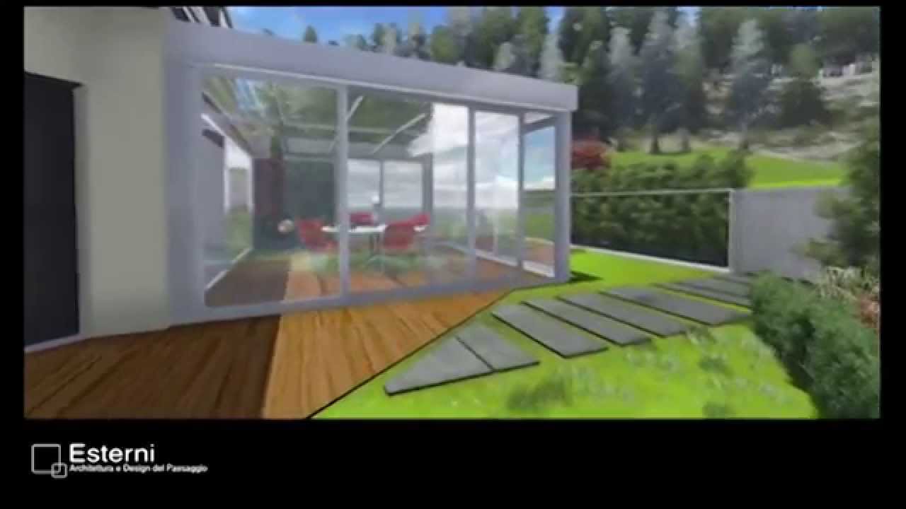 Progettazione spazio esterno con giardino dinverno svizzera youtube Realizzazione giardini d inverno