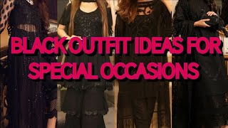 Stylish Kurti Designs For Girls. Elegant Black Kurti Design Ideas.