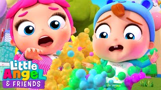 Princess Jill's Color Bubble Spa Party | Little Angel And Friends Kid Songs