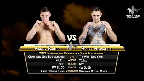 Harry Baker Vs Brett Hlavacek   WBC International ...