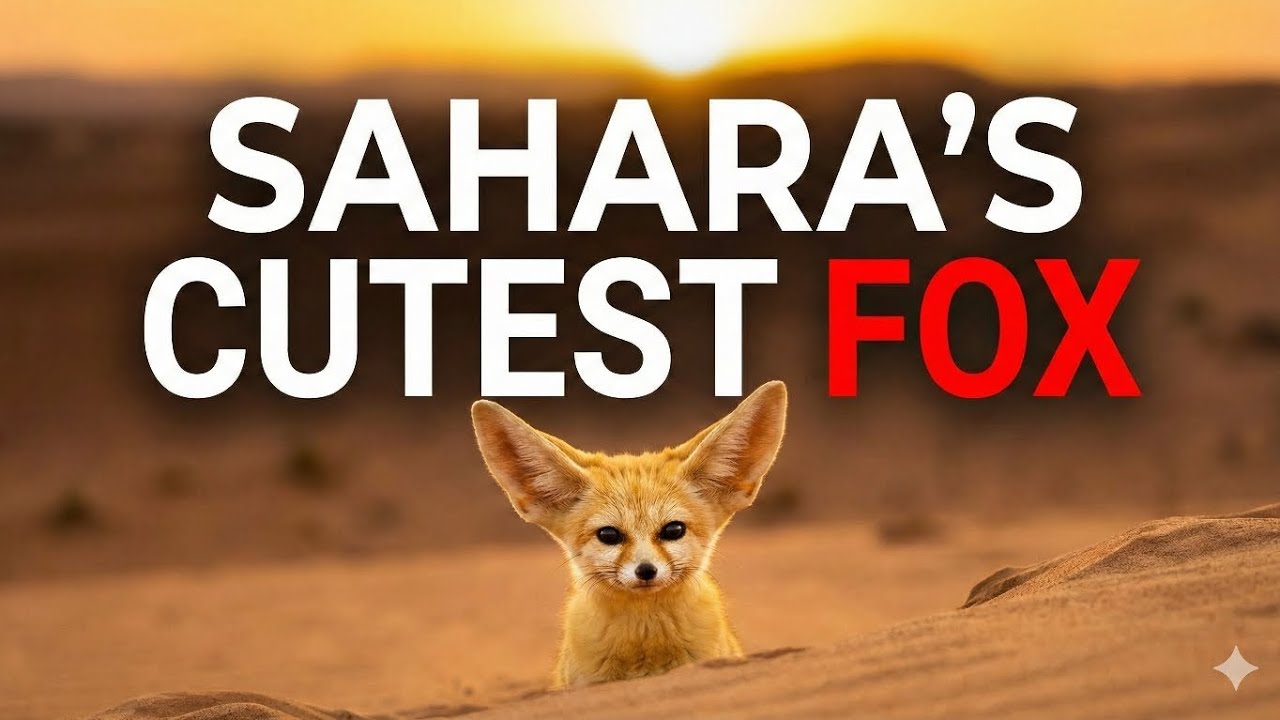 Sahara’s Cutest Fox 🦊 | Meet the Fennec Fox of the Desert, Sahara desert 🏜️