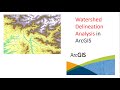 Watershed Delineation using Arc Hydro Tool Bar in arcGIS | How to create Drainage Map