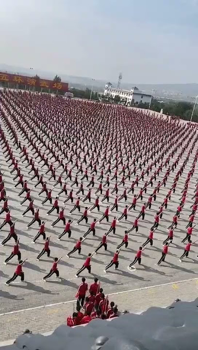 Biggest Shaolin Academy School in DengFeng City | 36000 Students