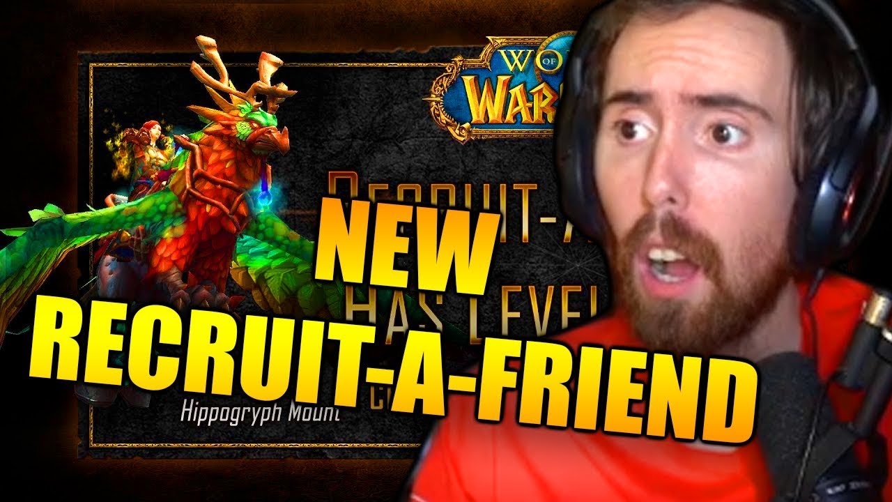 Asmongold Looks At The New Recruit A Friend System In World of Warcraft