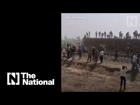Крушение поезда в Египте