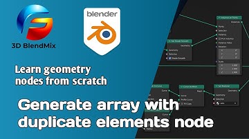 Use this technique to generate array with duplicate elements node with geometry nodes in Blender