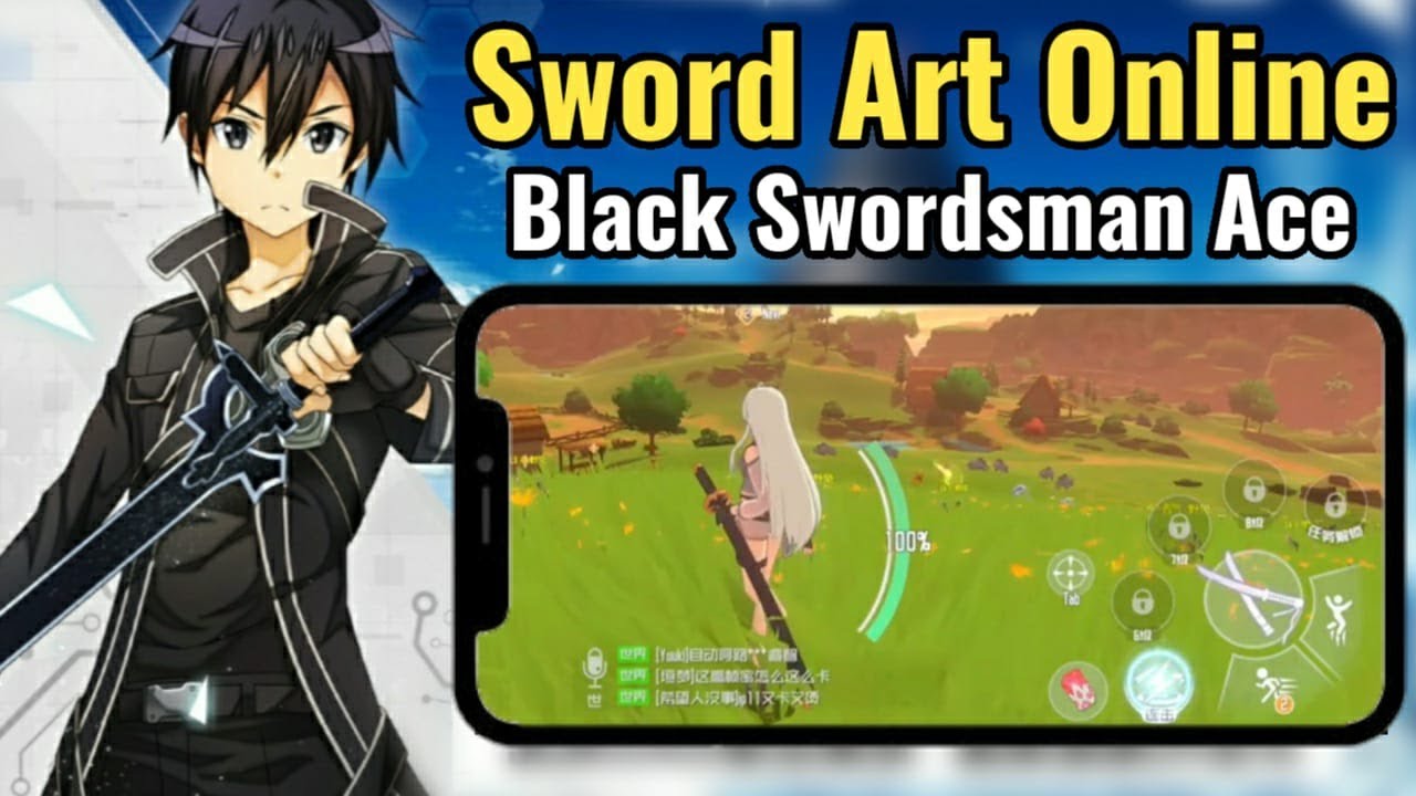 NOVO MMORPG SWORD ART ONLINE BLACK SWORDSMAN ACE MOBILE