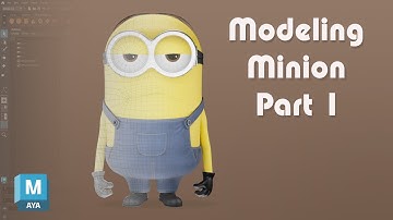 How to Model a Minion in Autodesk Maya Part 1
