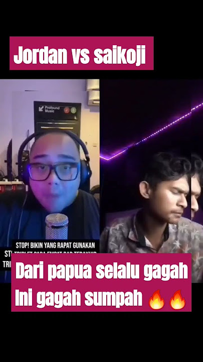SERU NONTON DUET RAP SAIKOJI DENGAN PACE PAPUA | melanesia rap 2023#shorts #short #rap #westpapua