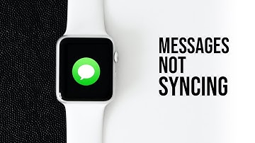 Apple Watch Text Messages NOT Syncing with iPhone